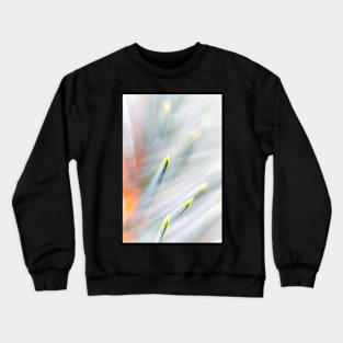 Lime green tipped pine needles Crewneck Sweatshirt